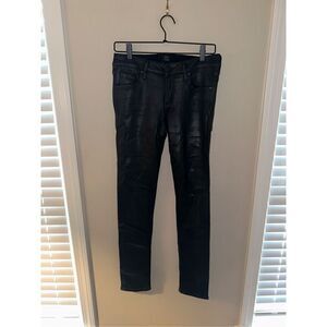 Citizens of Humanity Black Shiny Skinny Jeans Womens 29